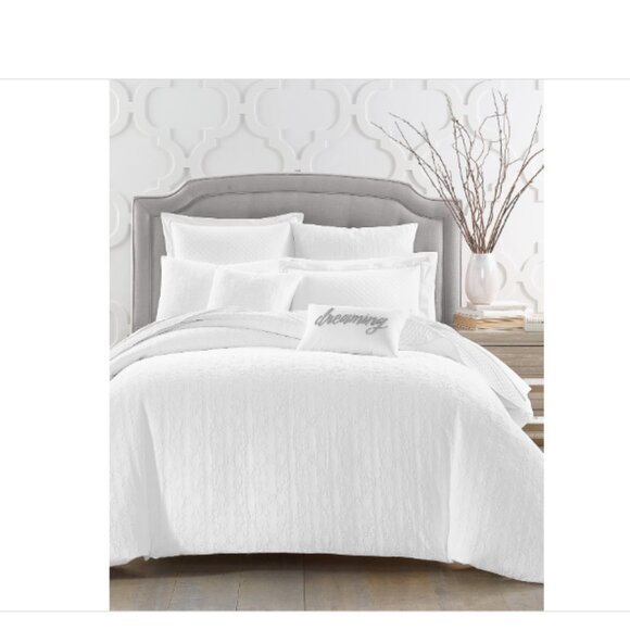 Charter Club Damask Designs Woven Tile 3-Pc. Comforter Set, King, - Picture 1 of 1